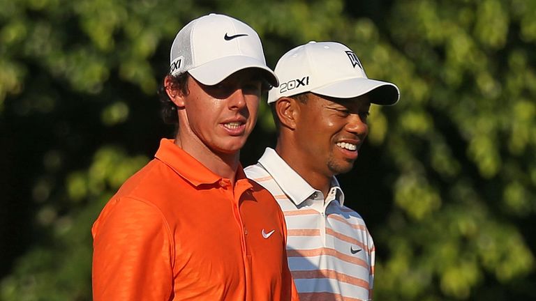 Rory McIlroy and Tiger Woods will spend the first two rounds together