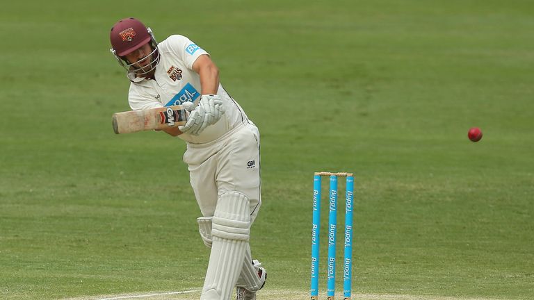 Joe Burns: Leicestershire batsman led the way with unbeaten half-century