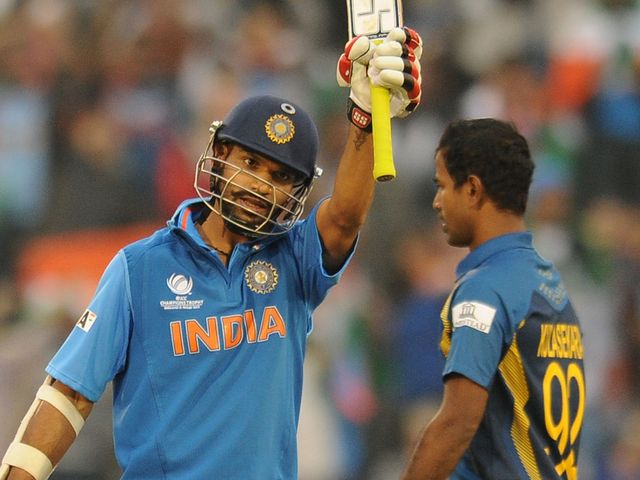 Shikhar Dhawan scored 68 runs