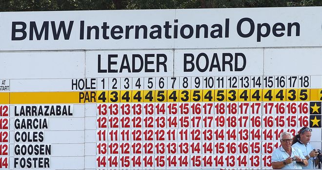 How the final leaderboard looked when Golfclub Munchen Eichenried last staged the event in 2011