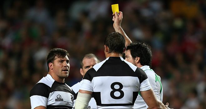 Schalk Brits: Shown yellow for punching Owen Farrell