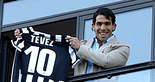 Carlos Tevez: The Argentine striker helped Man United win the Champions League in 2008