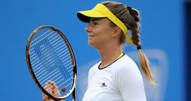 Daniela Hantuchova: Triumphed in Birmingham