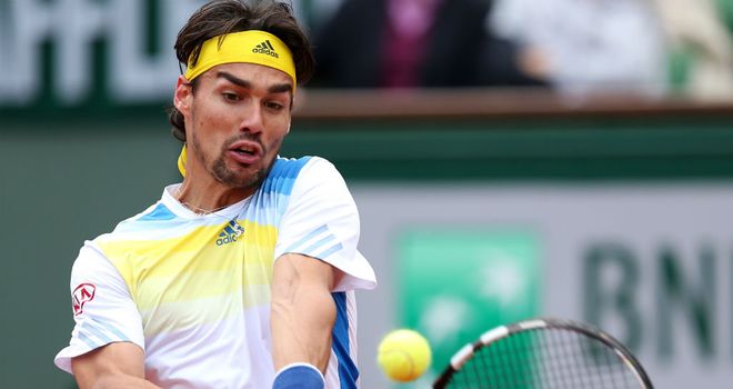 Fabio Fognini: Was on his way out of the St Petersburg Open before retiring hurt