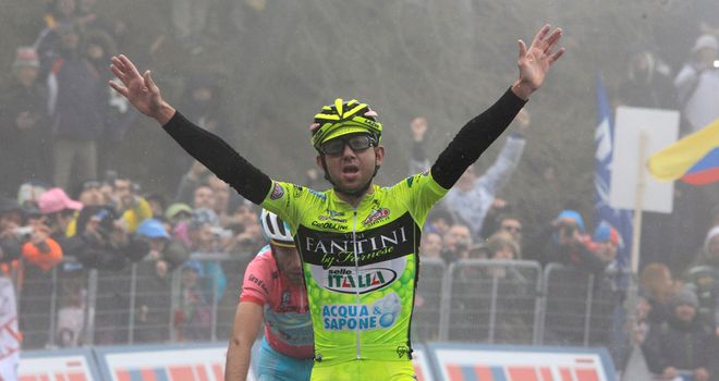 Mauro Santambrogio: Won 14th stage of the Giro d'Italia
