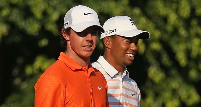 Rory McIlroy and Tiger Woods will spend the first two rounds together
