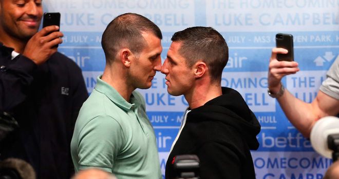 Derry Mathews and Tommy Coyle got intimate at a recent press conference