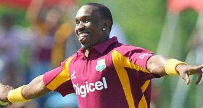 Dwayne Bravo: Wrapped up the victory with two late wickets