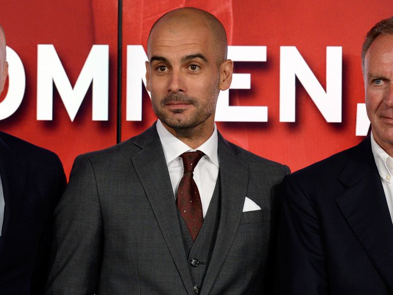 Guardiola: Spoke in German at first Bayern presser