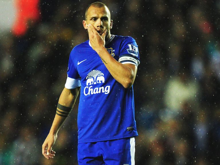 John Heitinga: Everton defender has rejected a move to West Ham