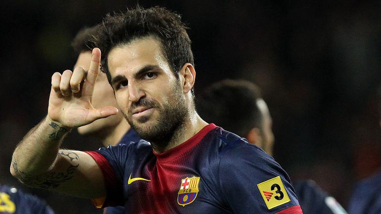 Cesc Fabregas: Barcelona midfielder a target for Manchester United