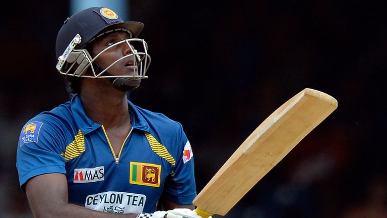 Angelo Mathews: Two-match ban for Sri Lanka captain