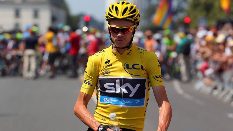Froome: Established himself in the maillot jaune