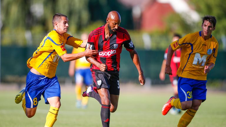Nicolas Anelka: Starred in West Brom's friendly win in Hungary