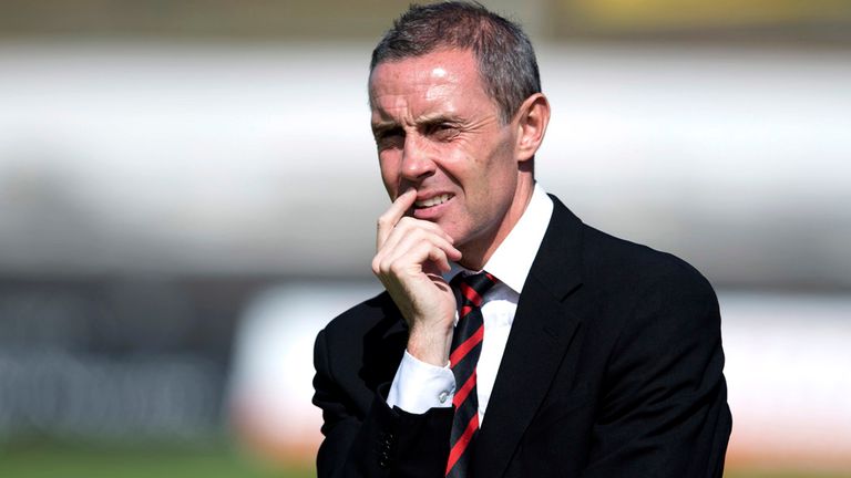 David Weir: Set for his first League One game in charge of United