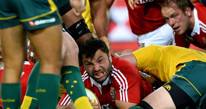 Alex Corbisiero: Scored opening try in third Lions Test