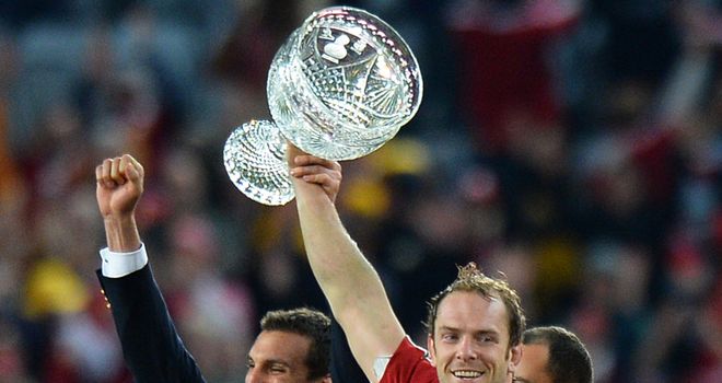 Sam Warburton and Alun-Wyn Jones celebrate