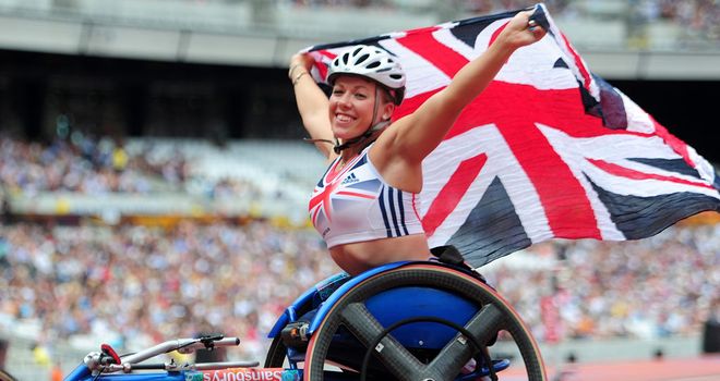 Hannah Cockcroft: romped to victory in the T33/34 100 metres