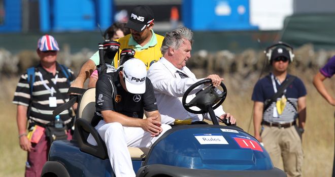 Louis Oosthuizen: Failed to last the first round at this year's Open