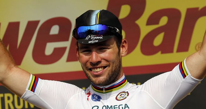 Mark Cavendish admitted it was a relief to win stage five