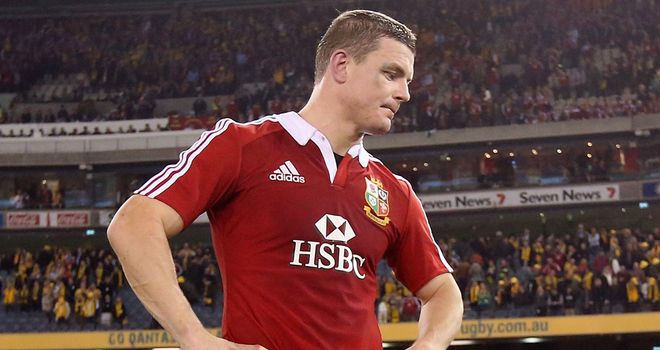Brian O'Driscoll: Omitted from Warren Gatland's match-day squad for third Test