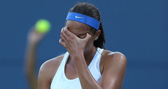 Madison Keys: Crashed out the Bank of the West Classic