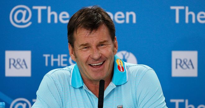 Nick Faldo: Looking forward to returning to the Muirfield links