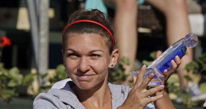 Simona Halep: Her third title in a month