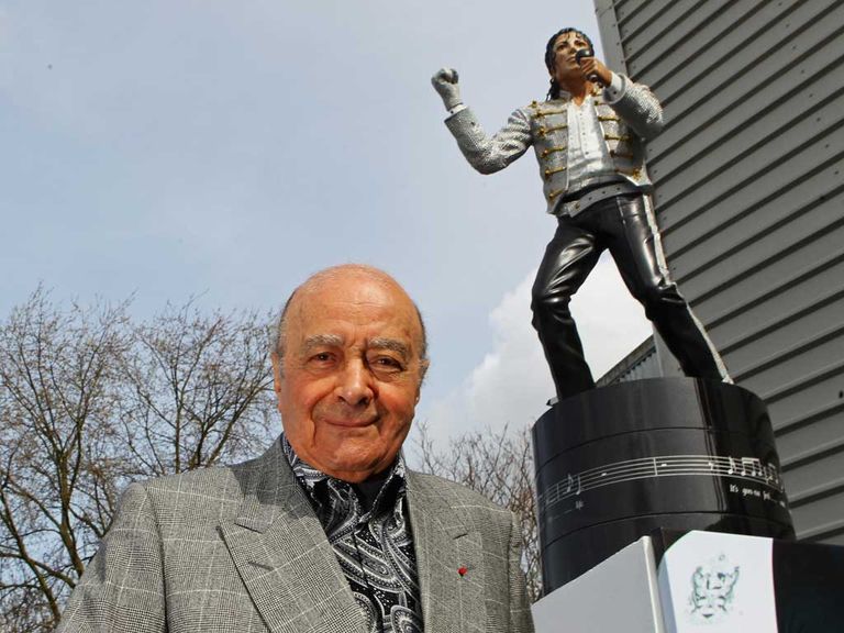Former Fulham owner Mohamed Al Fayed