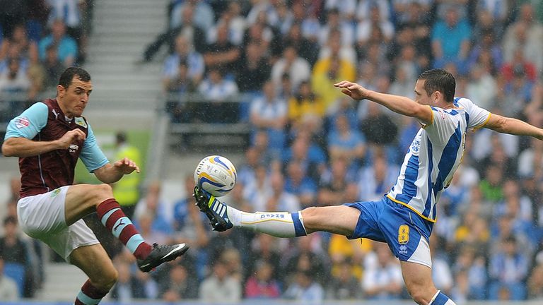 Andrew Crofts: Goalscorer beats Dean Marney to the ball