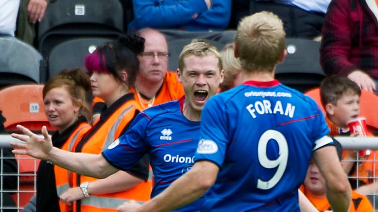 Billy McKay: Netted a brace for Inverness