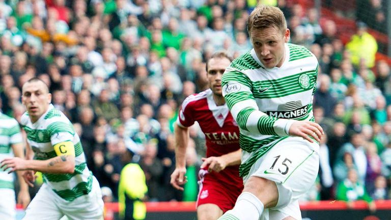 Krisn Commons: Scores from the penalty spot to give Celtic the lead in Aberdeen