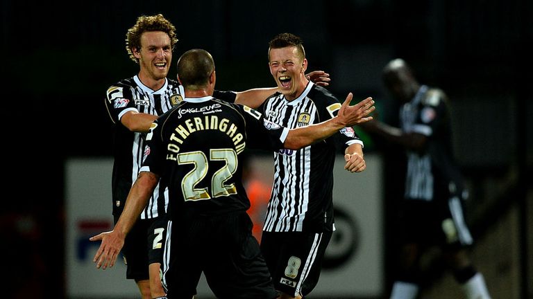Callum McGregor (r): Celebrates his goal
