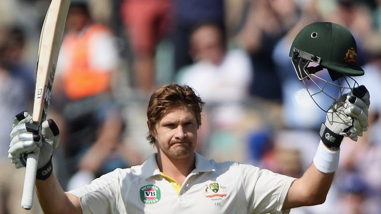 Shane Watson: Passed 100 for just the third time in Tests