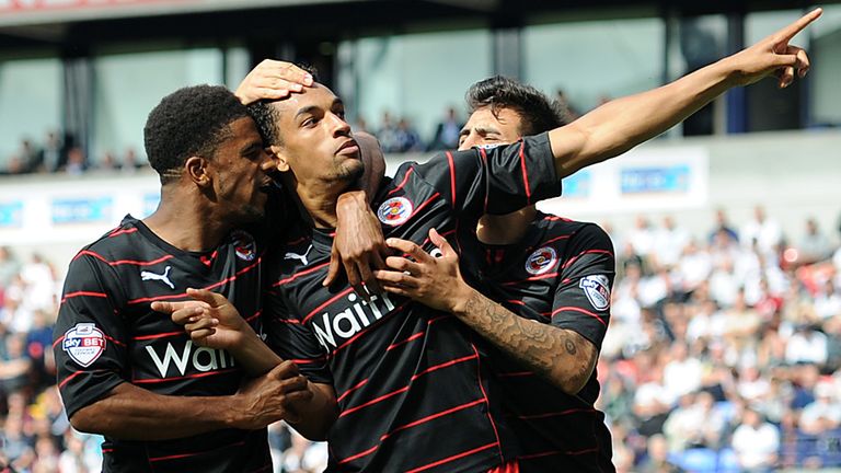 Nick Blackman: Celebrates after scoring the equaliser from the spot