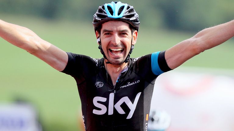 David Lopez won stage six out of the breakaway