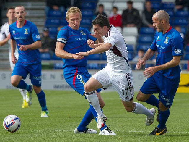 David Smith tries to find space.
