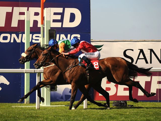 Ladys First and Integral flash past the post together