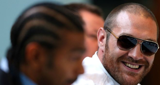 Fury: the heavyweight (R) will benefit from Cunningham's help, says Glenn