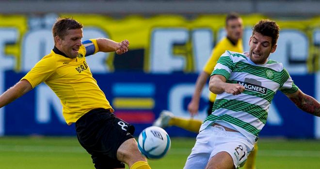 Celtic: Fought hard in Sweden to progress