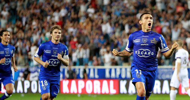 Claudiu Keseru celebrates.