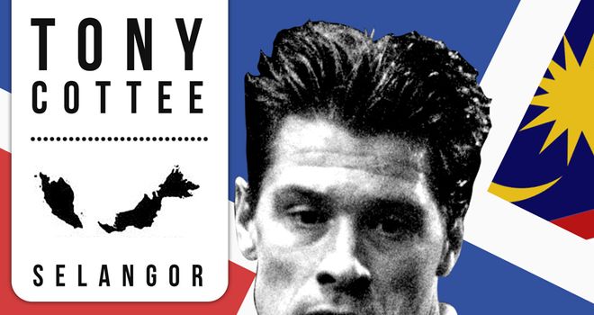 Tony Cottee: Won his first silverware playing in Malaysia
