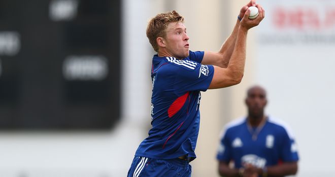 David Willey training with the Lions on Monday morning