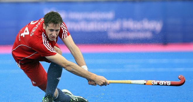 Iain Lewers: first-half goal for England