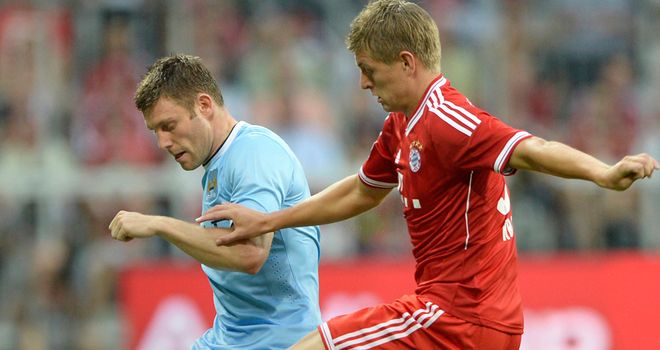 James Milner: Battles with Toni Kroos during City's 2-1 defeat