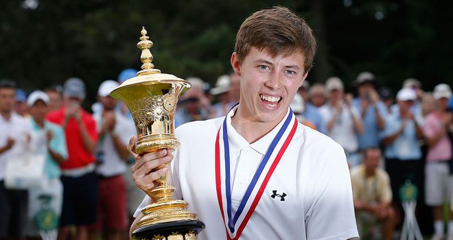 Matt Fitzpatrick: Off to Northwestern University shortly