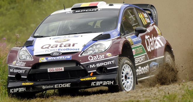 Thierry Neuville during the opening day in Finland