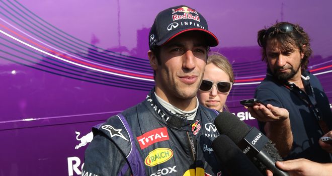 Daniel Ricciardo: Will be wearing Red Bull colours full-time in 2014