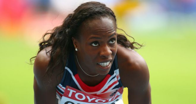 Marilyn Okoro finished second in her 800m heat at the World Championships