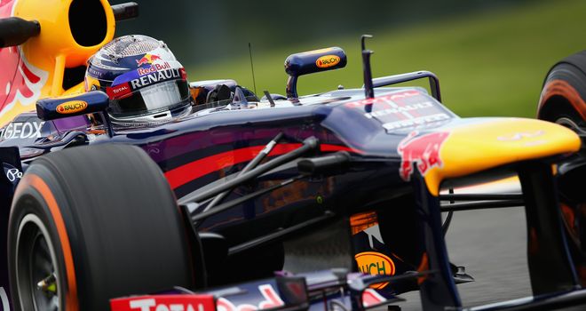 Sebastian Vettel: Looking ominously strong in the Ardennes